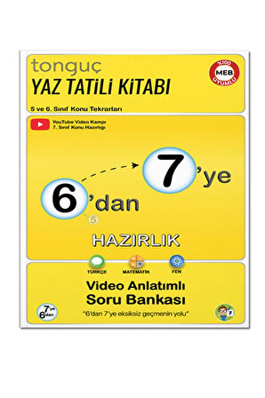 6'dan 7'ye Hazırlık Tatil Kitabı