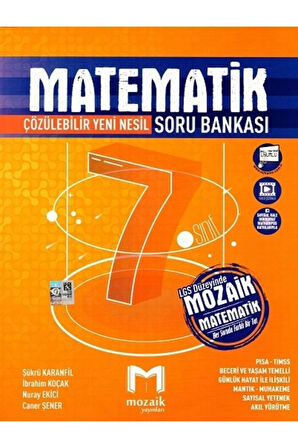 Mozaik 7. Sınıf Matematik Soru Bankası Ayraç Hediye