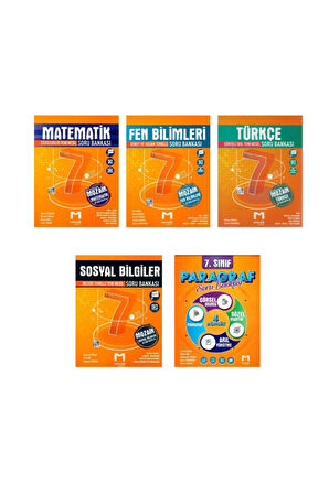 Mozaik 7.sınıf Matematik+fen+türkçe+sosyal+paragraf Soru Seti