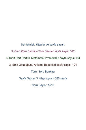 3. Sınıf Şampiyon Paketi 2022 / Toplam 3 Kitap