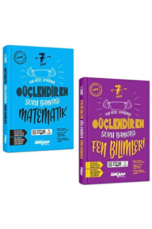Ankara 7. Sınıf Matematik Fen Bilimleri Güçlendiren Soru Bankası Seti Yeni 2021