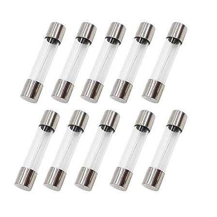 Fuses 6x30mm 7A Cam Sigorta 250v 100 Adet