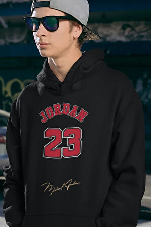 Jorrdan 23 Yazılı Unisex Oversize Efsane Basketbolcu Hoodie