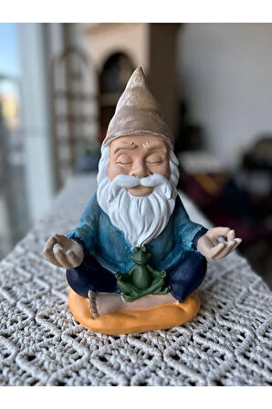 Yogacı Cüce, Dekoratif Biblo, Eller Açık Yogacı, Yogi, Hediyelik Biblo