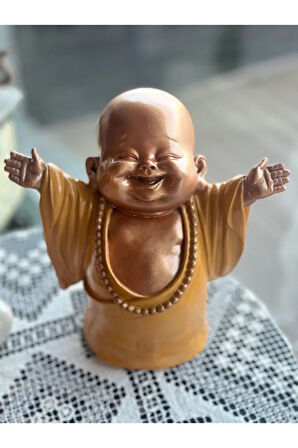 3'lü Keşiş Set, 3'lü Buda Set, Dekoratif Setler, Bahçe Dekoru, İş Yeri Dekorasyon