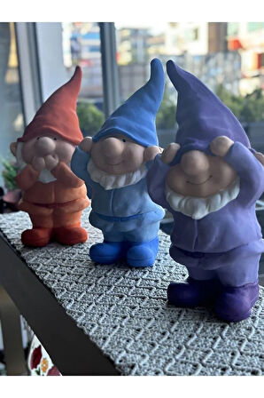 Bahçe Cücesi, Cüce Takım, Dekoratif Cüce, Görmedim Duymadım Bilmiyorum