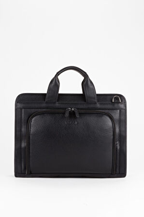 %100 Hakiki Deri Business Laptop & Evrak Çantası 14 inç