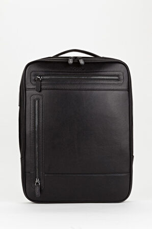 %100 Hakiki Deri 15,6 inç Laptop & Evrak Çantası Sırt Çantası