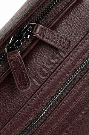 %100 Hakiki Deri 15,6 inç Laptop & Evrak Çantası Sırt Çantası