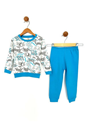Anne Bebe Penye Pijama Takımı