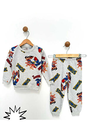 7-10 Yaş İki İp Süper Kahramanlar Pijama Takımı