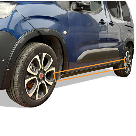 Opel Combo Marşpiyel Kaplaması 4 Parça 2024 Model ve Sonrası