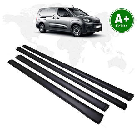 Peugeot Partner Marşpiyel Kaplaması 4 Parça 2019 Model ve Sonrası