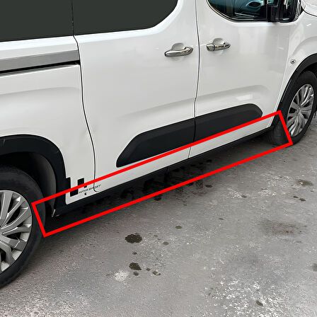 Peugeot Partner Marşpiyel Kaplaması 4 Parça 2024 Model ve Sonrası