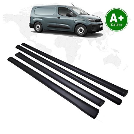 Opel Combo Panelvan Marşpiyel Kaplaması 4 Parça 2024 Model ve Sonrası