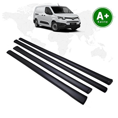 Toyota Proace City Panelvan Marşpiyel Kaplaması 4 Parça 2019 Model ve Sonrası