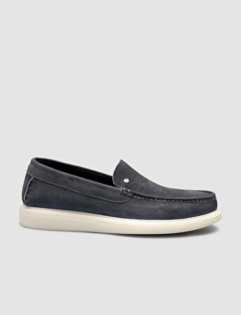 Füme Nubuk Erkek Loafer Ayakkabı
