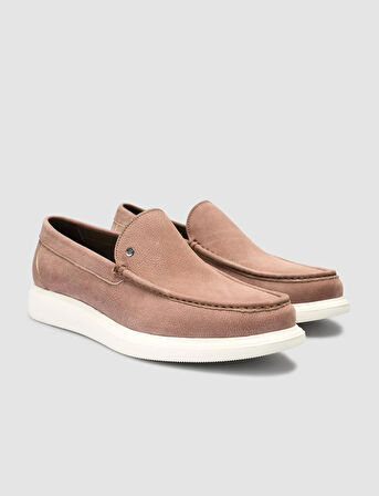 Taba Nubuk Erkek Loafer Ayakkabı