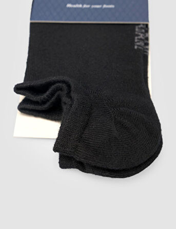 Cabani Bambu Siyah Erkek Sneaker Çorap