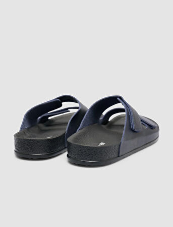 Cırt Cırtlı Lacivert Erkek Terlik