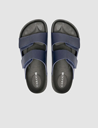 Cırt Cırtlı Lacivert Erkek Terlik