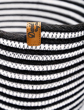 Cabani Geniş Hacimli Siyah Kumaş Plaj Çantası