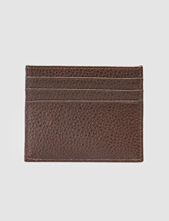 Cabani %100 Hakiki Deri Kahverengi Unisex Kartlık