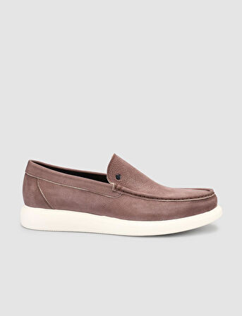 %100 Hakiki Deri Taba Erkek Dokulu Günlük Ayakkabı