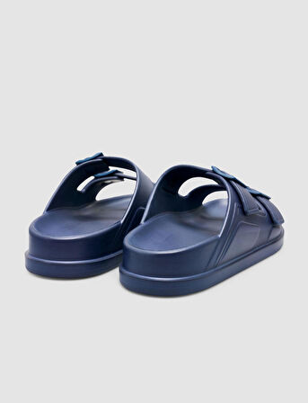 Cabani Capri Premium Çift Tokalı Lacivert Eva Erkek Terlik