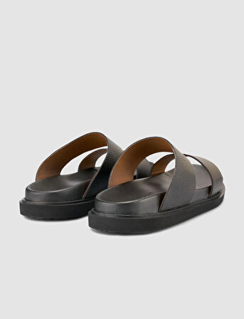 %100 Hakiki Deri Siyah Erkek Terlik