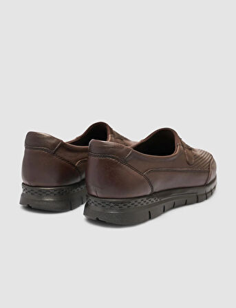 %100 Hakiki Deri Kahverengi Günlük Kadın Comfort
