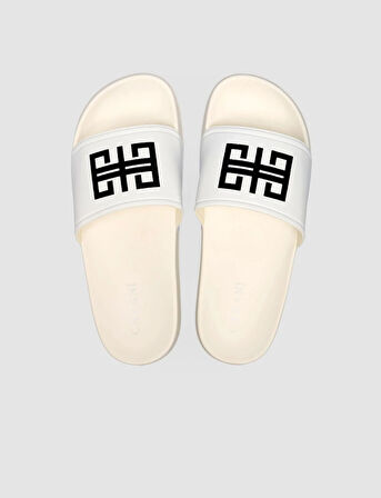 Premium Beyaz Eva Erkek Deniz Terliği