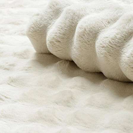 Rex Tavşanı Bubble Post Halı Krem