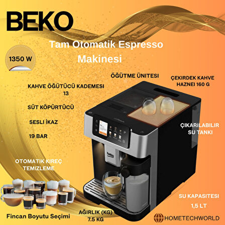 Beko Caffeexperto® Tam Otomatik Espresso Makinesi