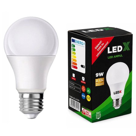 Ledx AL-LL12-48V E27 Duy 12V–48V Arası 850 Lümen 9W 6500K Beyaz LED Ampul