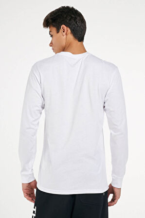 Erkek VANS Uzun Kollu T-Shirt - Beyaz | S