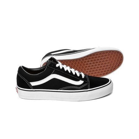 SİYAH Erkek Keten Ayakkabı VN000D3HY281 VANS Old Skool Black
