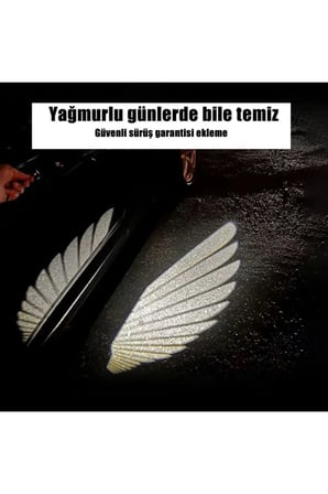 Melek Kanatlı Led Işığı Projektör