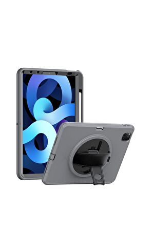 Qpen iPad Pro 11 inç (2021)  Uyumlu Hand Strap Tablet Kılıfı 