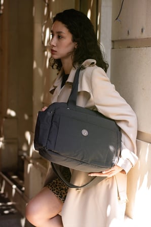 Şık ve Modern Çok Fermuarlı Bölmeli Kadın El ve Omuz Çantası , Spor, Günlük ve Seyahata Uygun