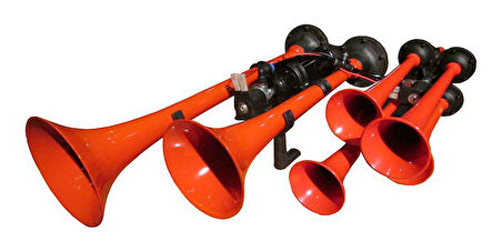 24V 6 BORULU ÇOK SESLİ YANKILI KORNA