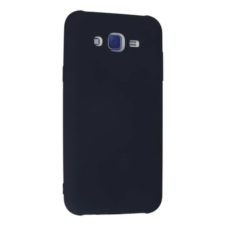 Samsung Galaxy J7 Kılıf Nano içi Kadife Silikon - Lacivert