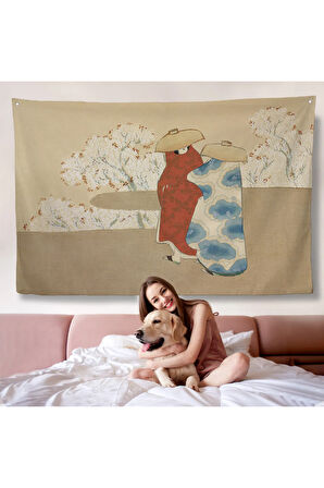 Japon Sanatçı Sekka Momoyagusa'nun Gömlet İsimli Duvar Örtüsü-7004