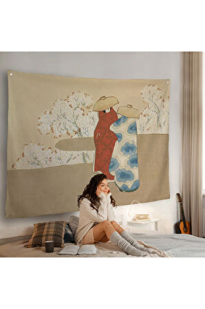 Japon Sanatçı Sekka Momoyagusa'nun Gömlet İsimli Duvar Örtüsü-7004