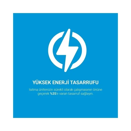 E.C.A Oda Termostadı Kablosuz Poly Comfort 200B Dijital Kontrol Paneli ile Siyah Renk