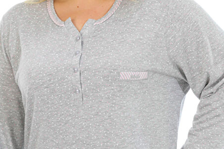 Etoile Bambu Büyük Beden Kadın Pijama Takımı