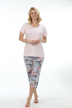 Etoile Bambu Kadın Kapri Takım Pijama 71027