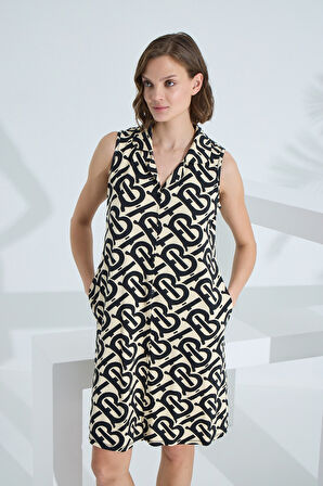 Bambu Kolsuz Cepli Yazlık Kadın Gecelik 72905