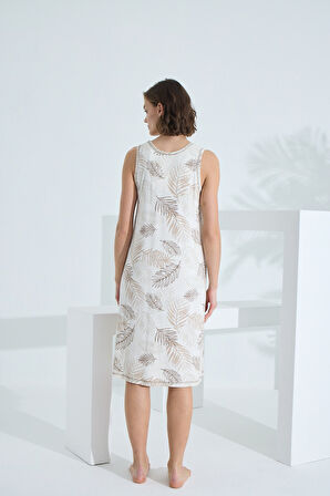 Bambu Kolsuz Kadın Yazlık Gecelik 72049