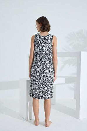 Bambu Kolsuz Kadın Yazlık Gecelik 72048